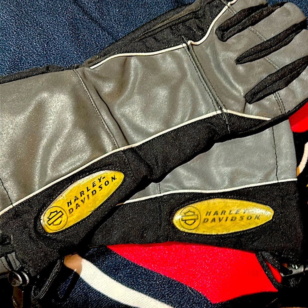 Harley Davidson Padded Riding Gloves
